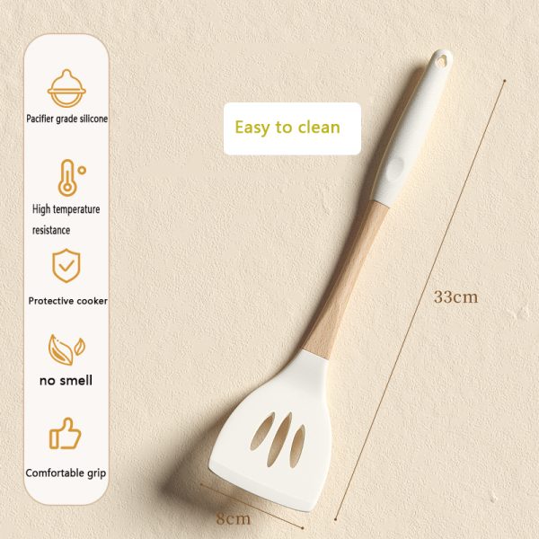 Food-Grade Silicone Spatula-Heat-Resistant Up to 250°C Scratch-Proof Cookware Protector - Image 3